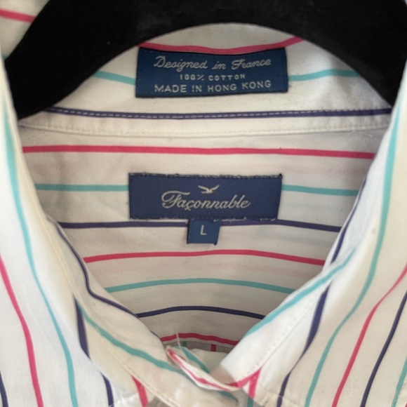 Faconnable striped button down shirt - Picture 2 of 2